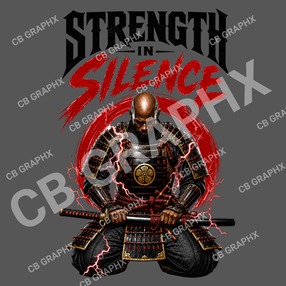 Custom Ready To Press DTF Strength In Silence Transfer