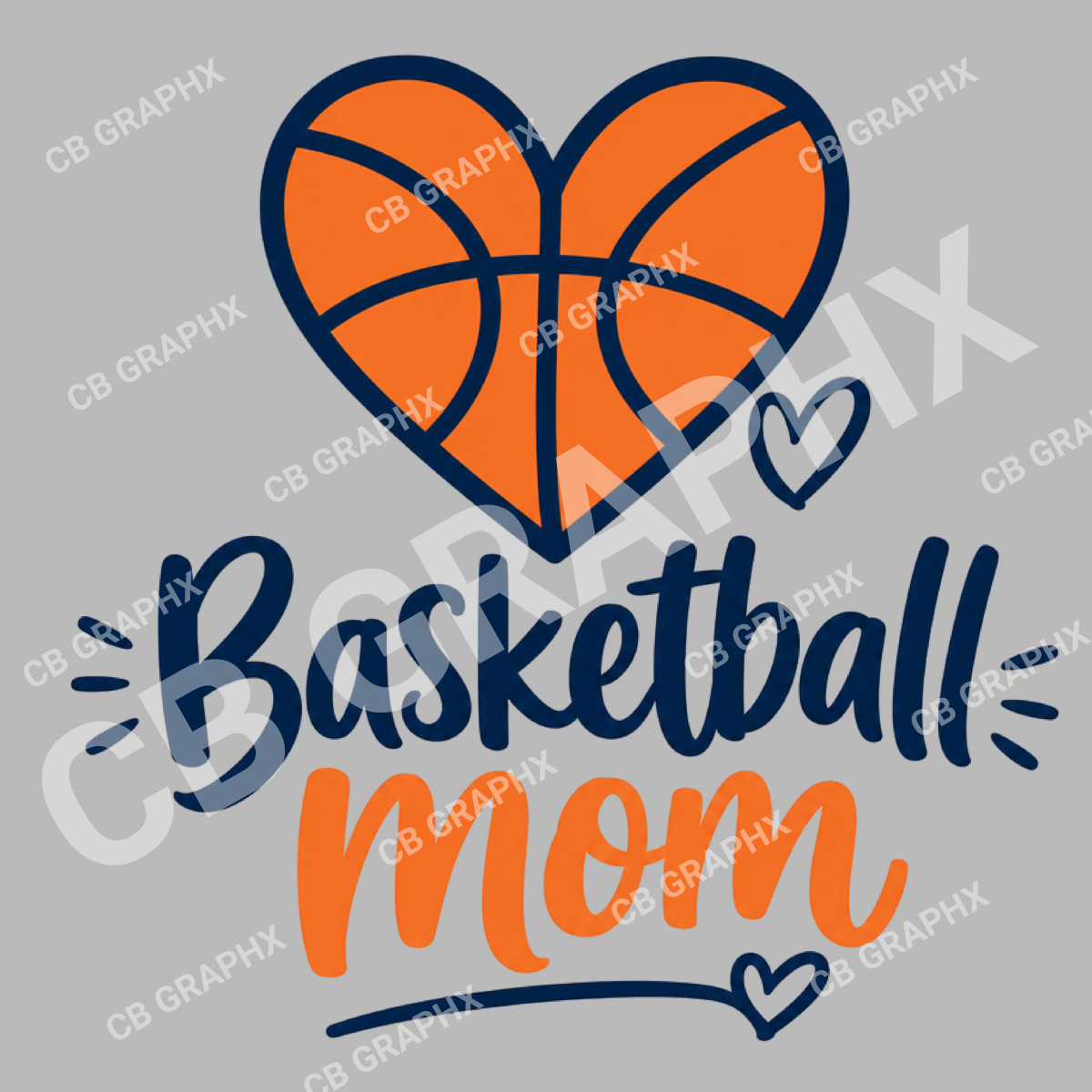 Custom Ready To Press DTF Basketball Mom Transfer