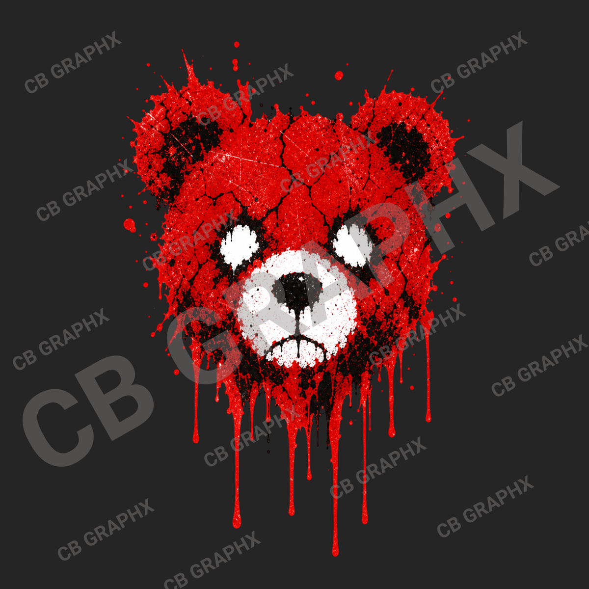 Custom Ready To Press DTF Bear Swag Transfer