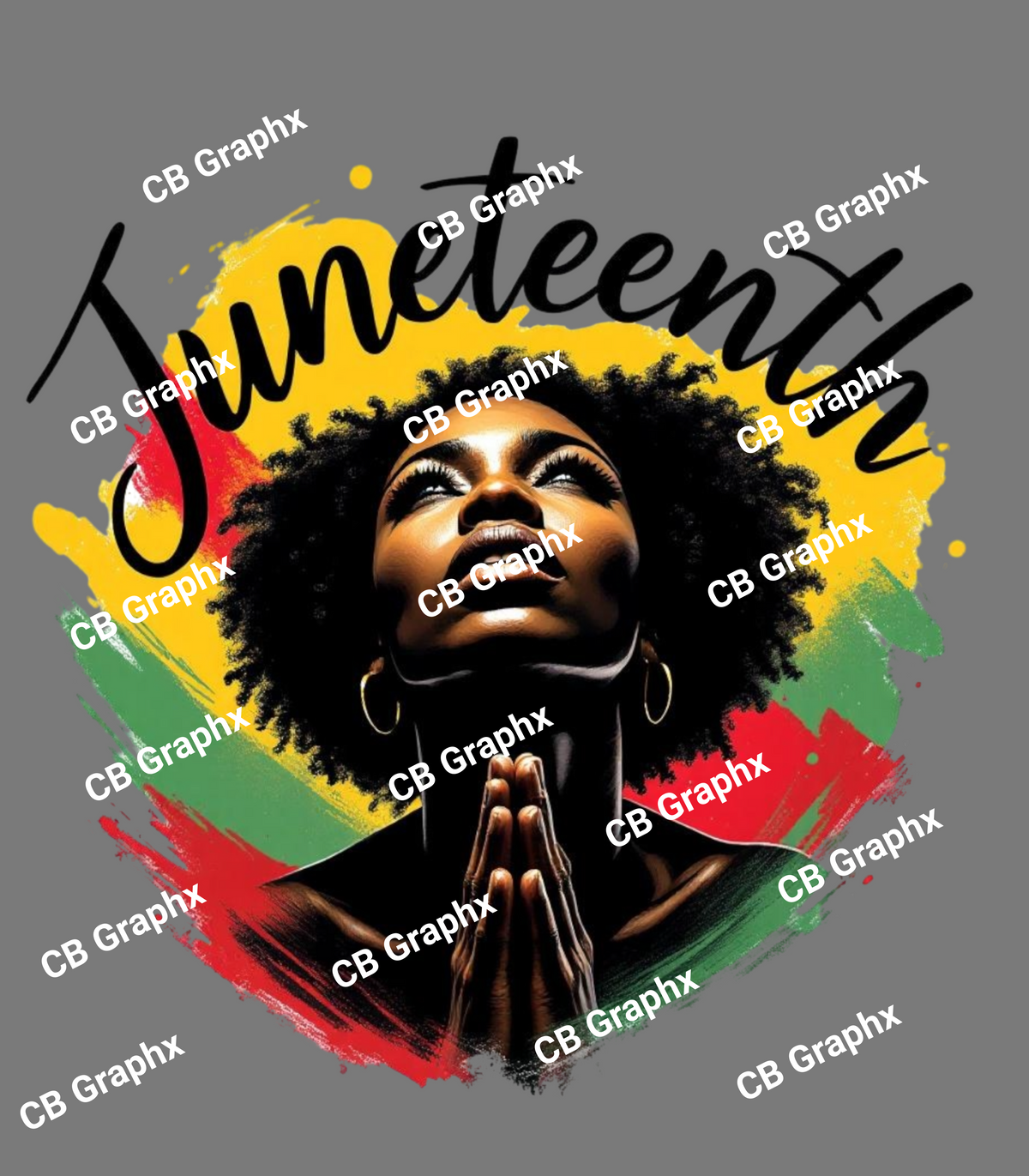 Custom Ready To Press DTF Juneteenth Transfer