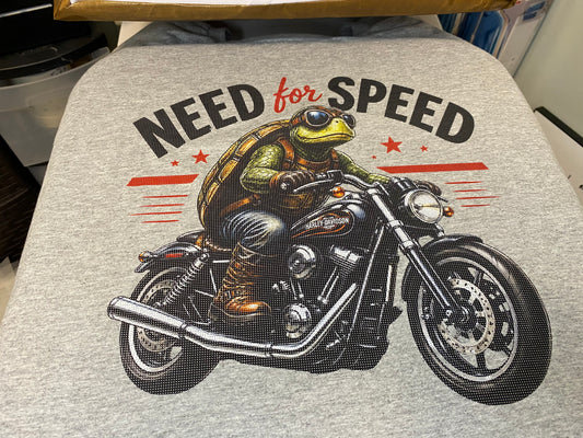 Custom Ready To Press DTF Need For Speed Transfer