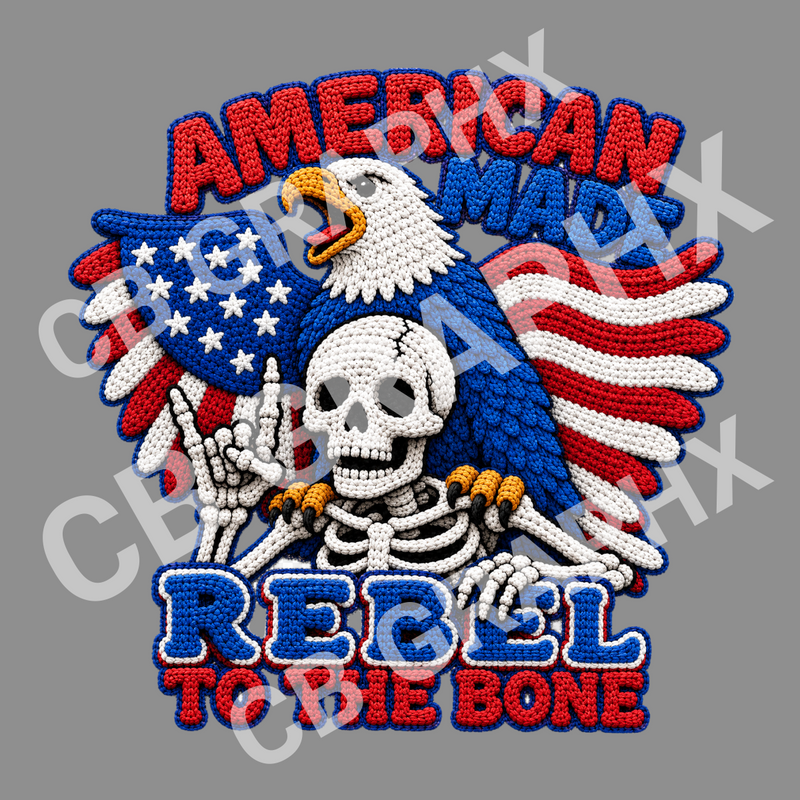 Custom Ready To Press DTF American Made Transfer