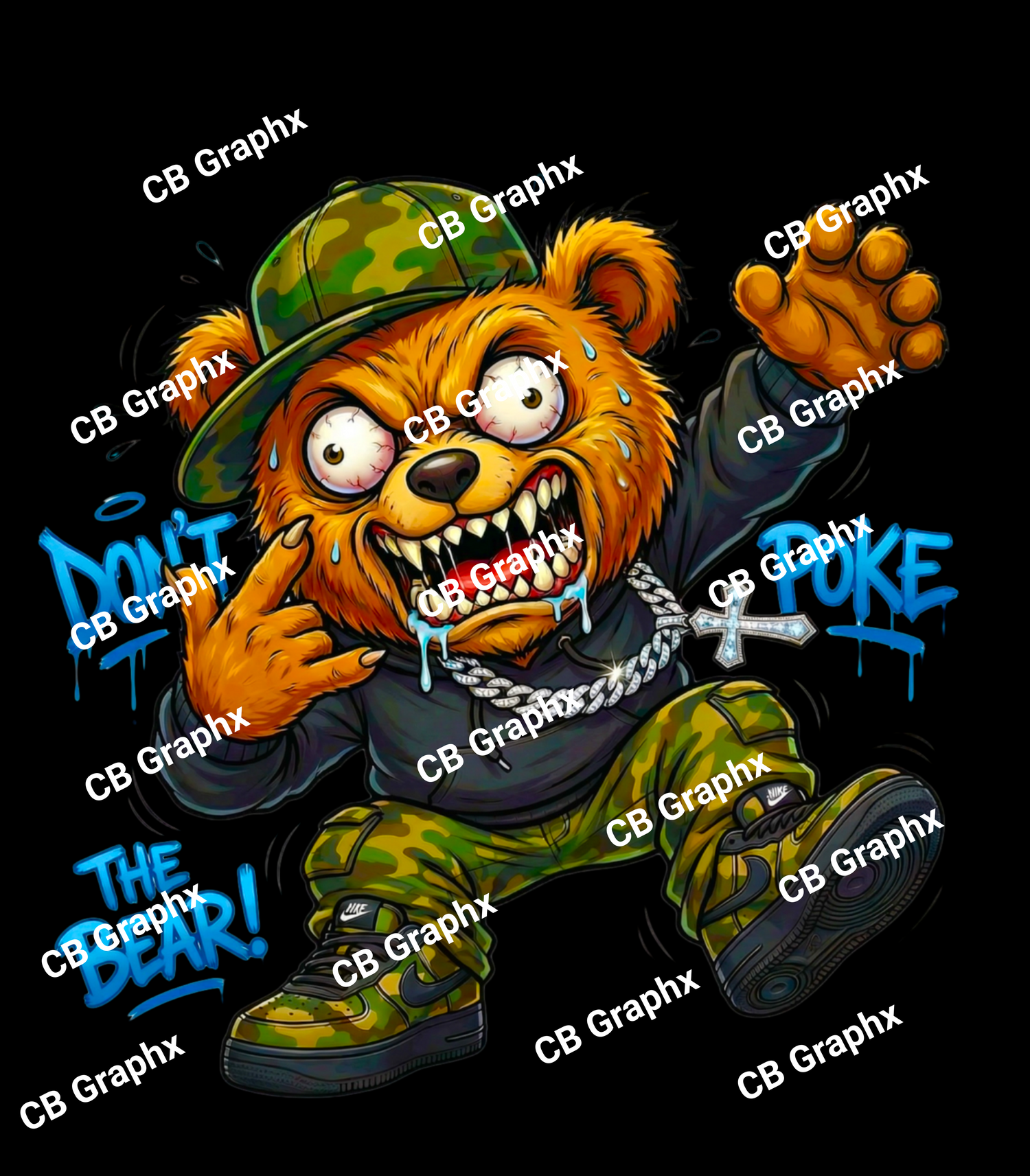 DTF (Vibrant) Don’t Poke The Bear