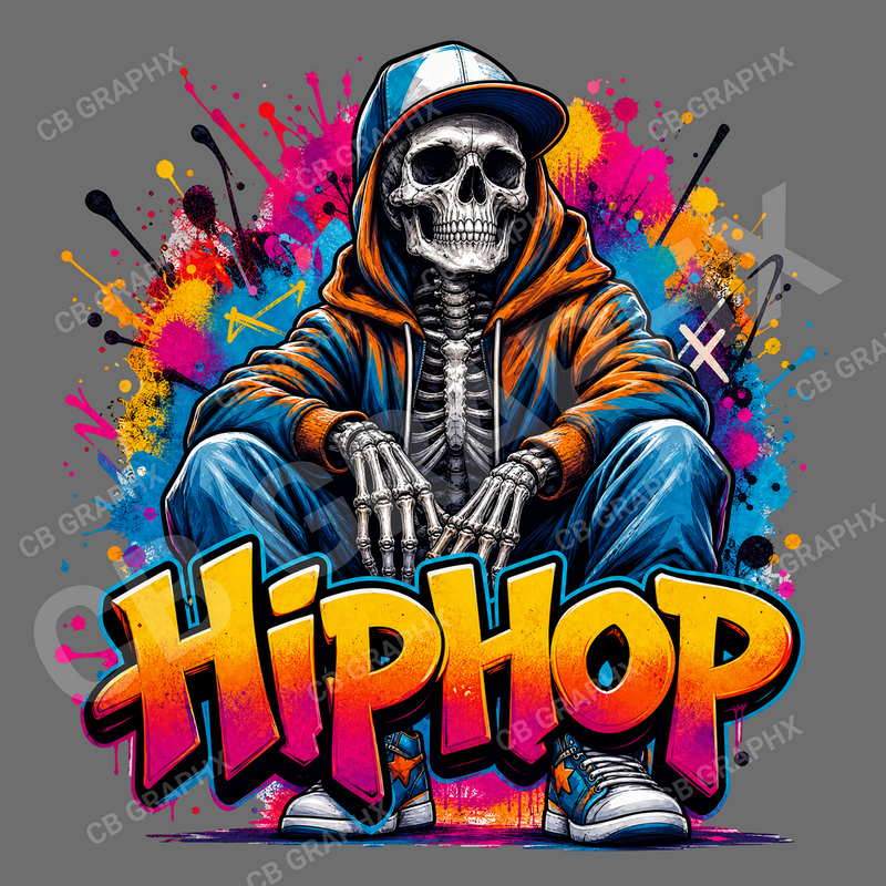 Custom Ready To Press DTF Updated HipHop Transfer