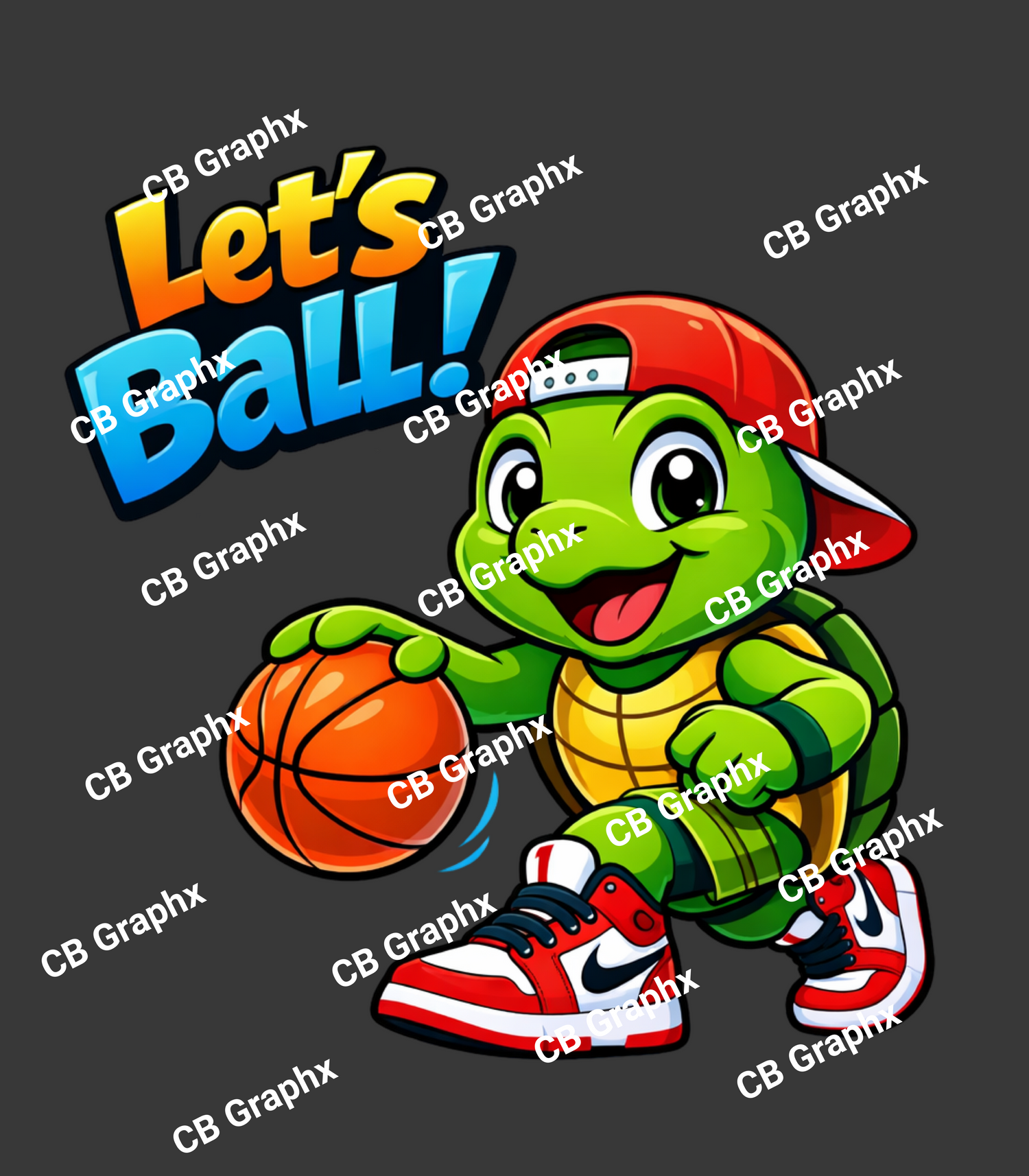 Custom Ready To Press DTF Basketball Design Transfer