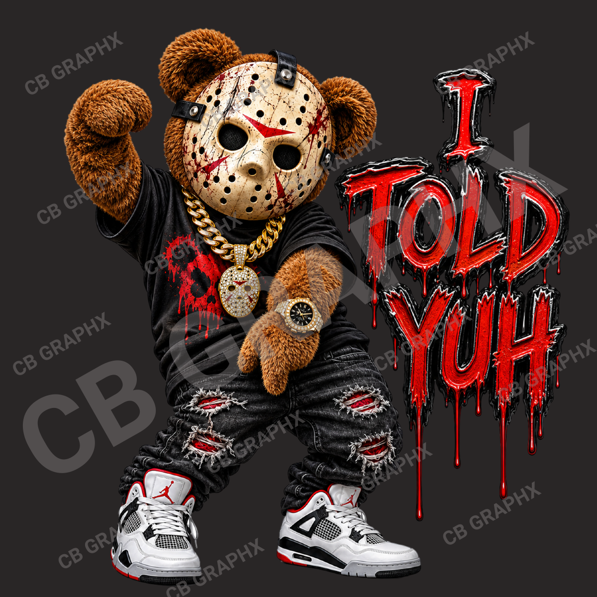 Custom Ready To Press DTF I Told Yuh Transfer