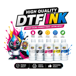 CB GRAPHX DTF Ink Combo Pack 1000ML ( 1 White, 1 Black, 1 Cyan, 1 Magenta, 1 Yellow )