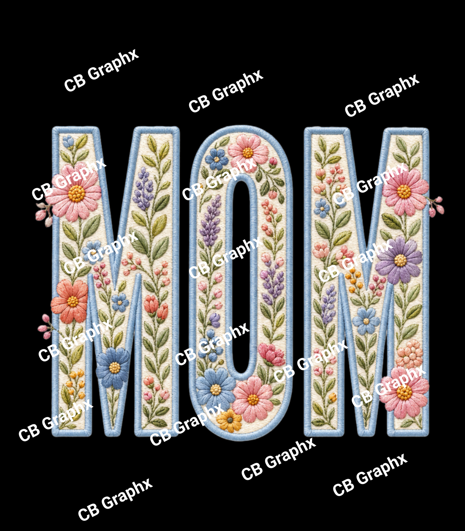 Custom Ready To Press DTF MOM Transfer