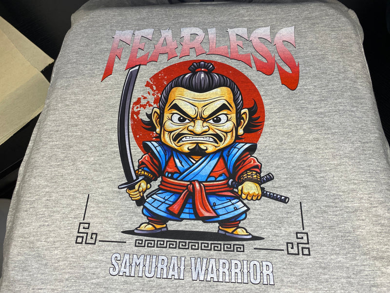 Custom Ready To Press DTF Samurai Warrior Transfer