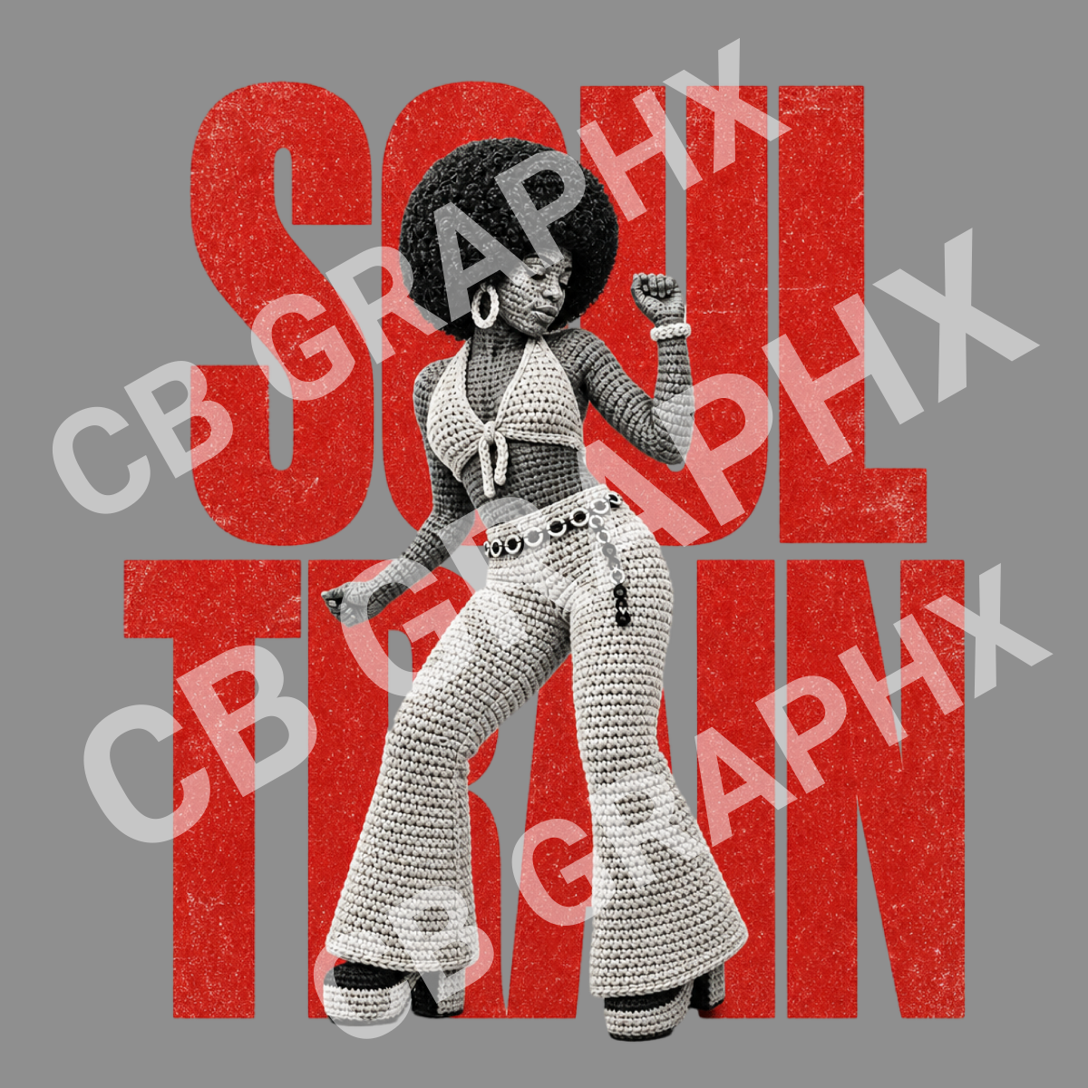 Custom Ready To Press DTF Soul Train 2 Transfer