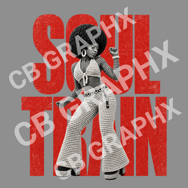Custom Ready To Press DTF Soul Train 2 Transfer