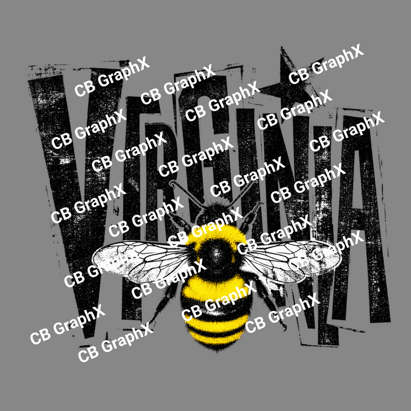 Custom DTF Transfer - Virginia Design Ready To Press