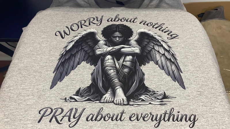 Custom Ready To Press DTF Angel Wings 3 Transfer