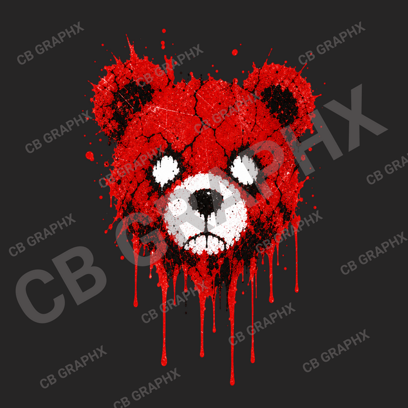 Custom Ready To Press DTF Bear Swag Transfer