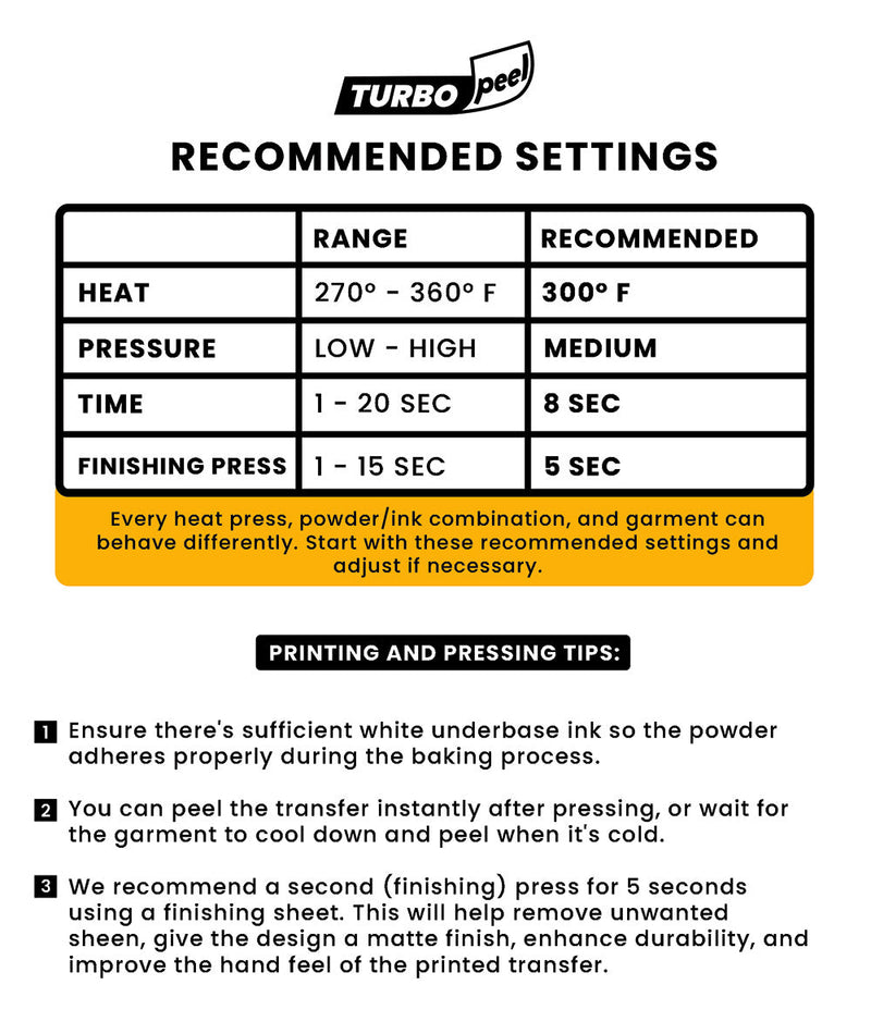 17" x 328' Turbo Peel Instant DTF Film