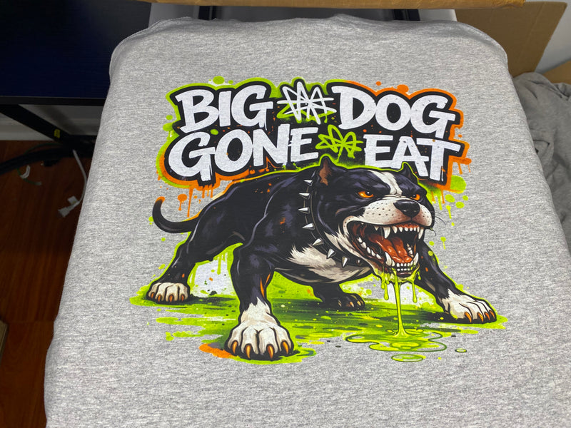 Custom Ready To Press DTF Pitbull Design Transfer