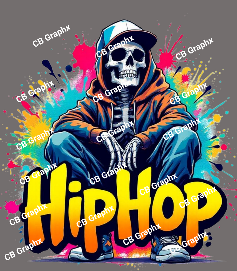 Custom Ready To Press DTF HipHop Transfer