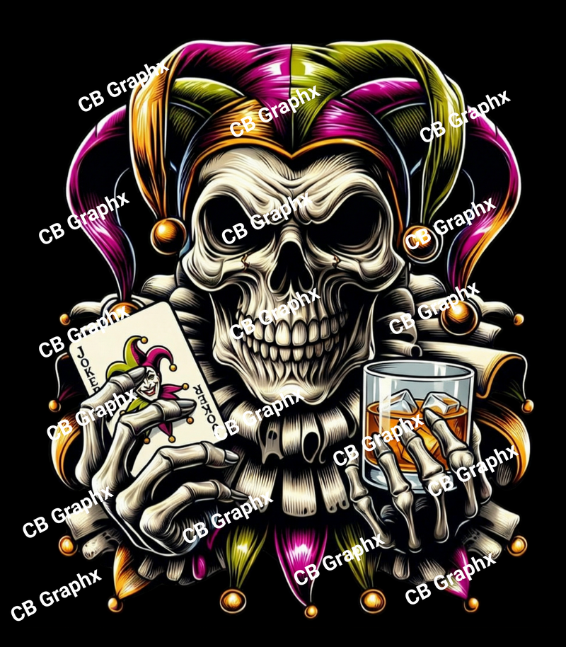 Custom Ready To Press DTF Joker Transfer