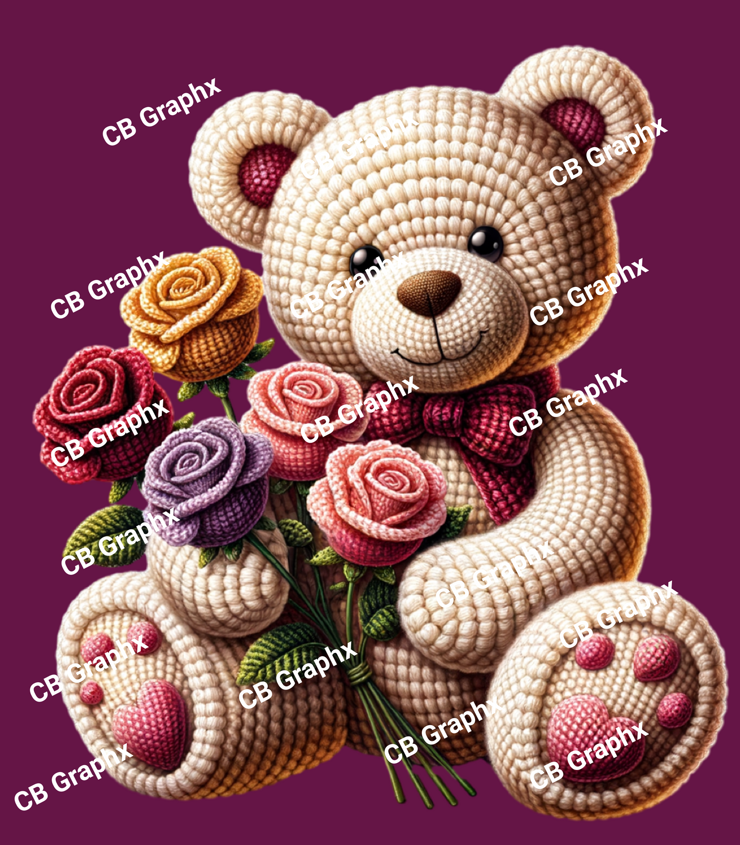 DTF Crotchet Bear