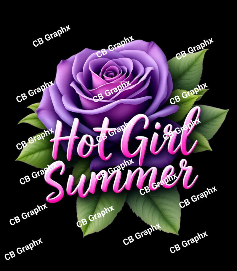Custom Ready To Press DTF Hot Girl Summer Transfer