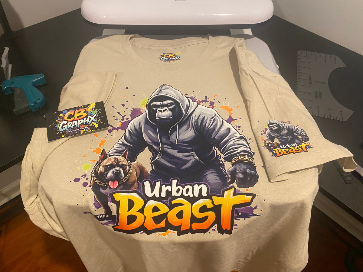 Custom Ready To Press DTF Urban Beast Transfer – CB Graphx