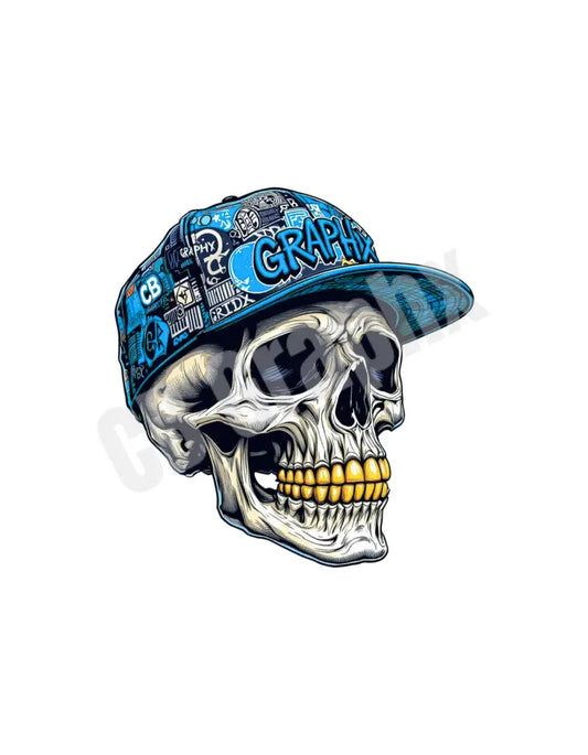 Fearless Skull blue