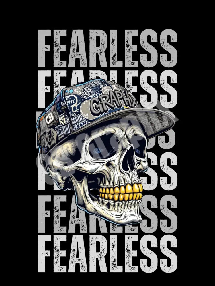 Fearless Skull Gray