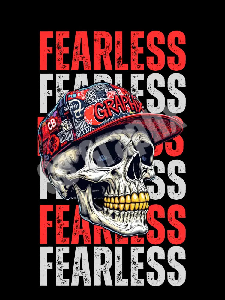 Fearless Skull Red