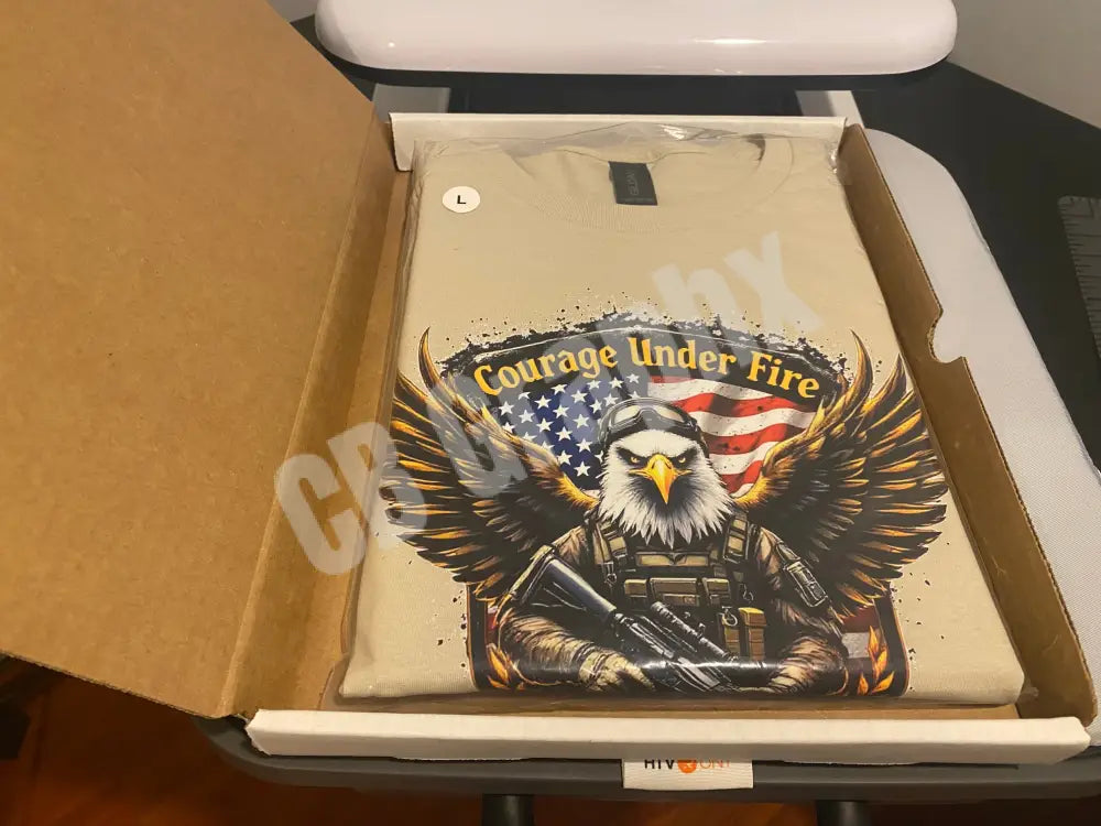 Patriotic Courage Under Fire Eagle