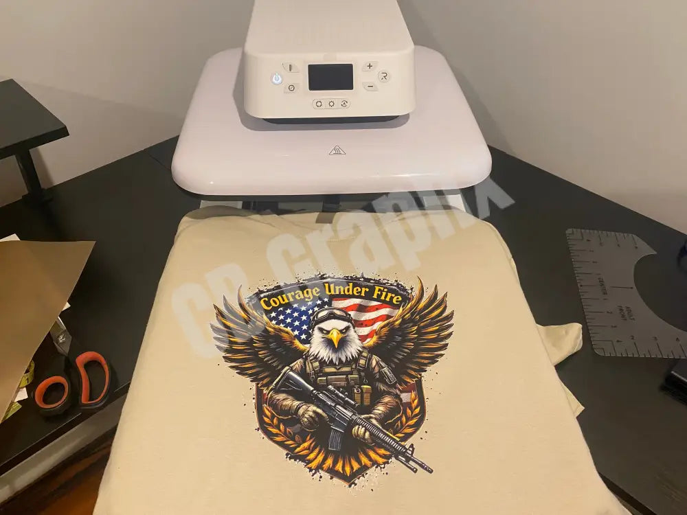 Patriotic Courage Under Fire Eagle