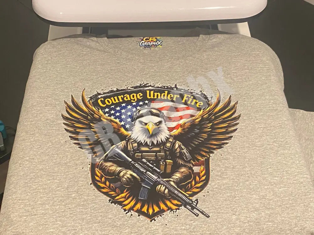 Patriotic Courage Under Fire Eagle