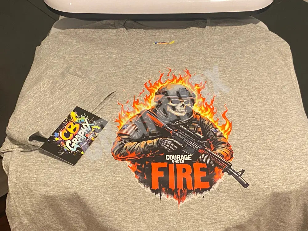 Patriotic Courage Under Fire Skeleton
