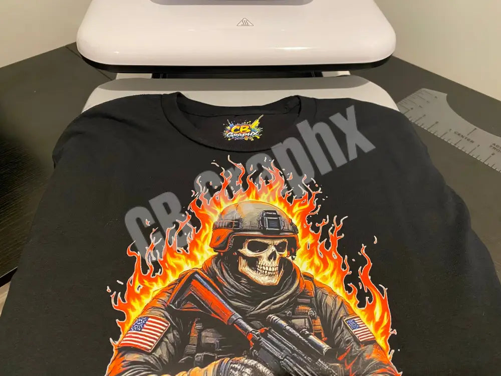 Patriotic Courage Under Fire Skeleton