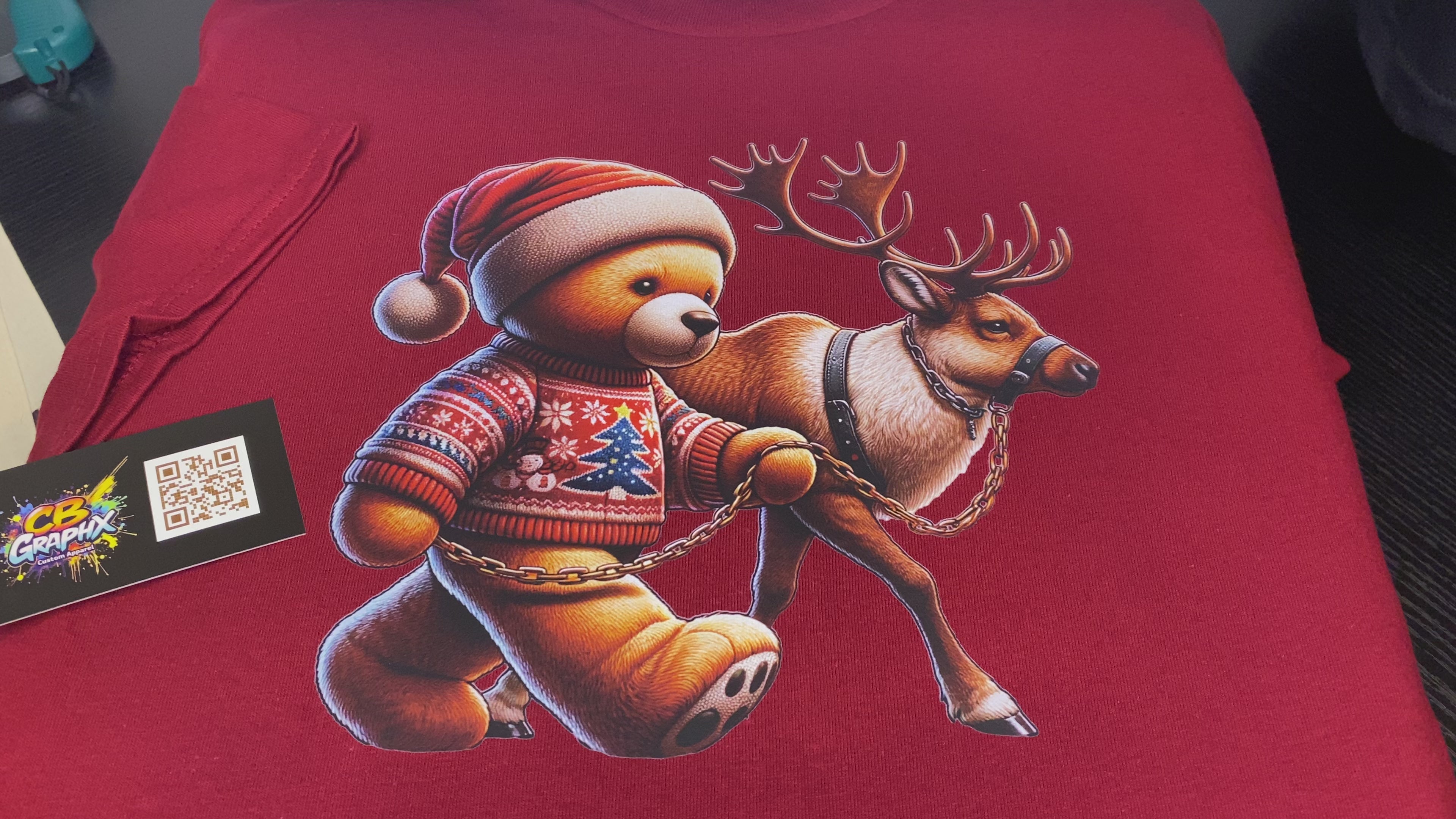 Merry Christmas Bear & Reindeer